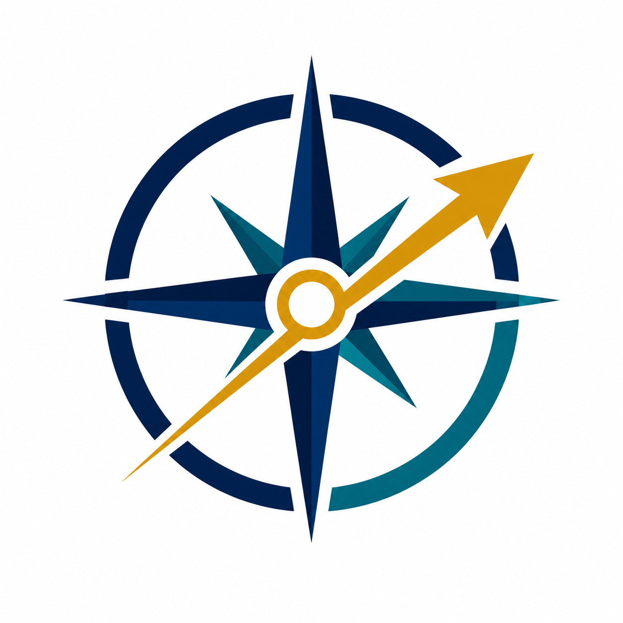 The Clarity Blueprint compass logo