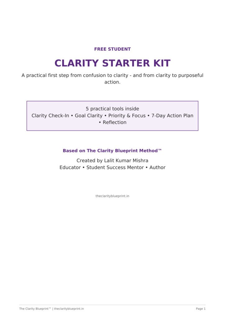 Free Student Clarity Starter Kit