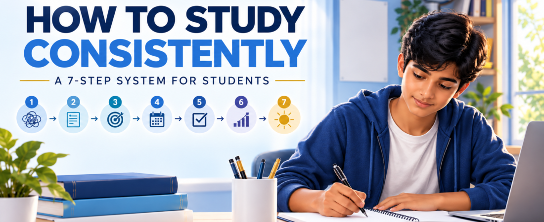 How to Study Consistently: A 7-Step System for Students Who Lose Motivation