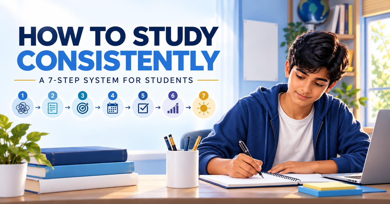 How to Study Consistently: A 7-Step System for Students Who Lose Motivation