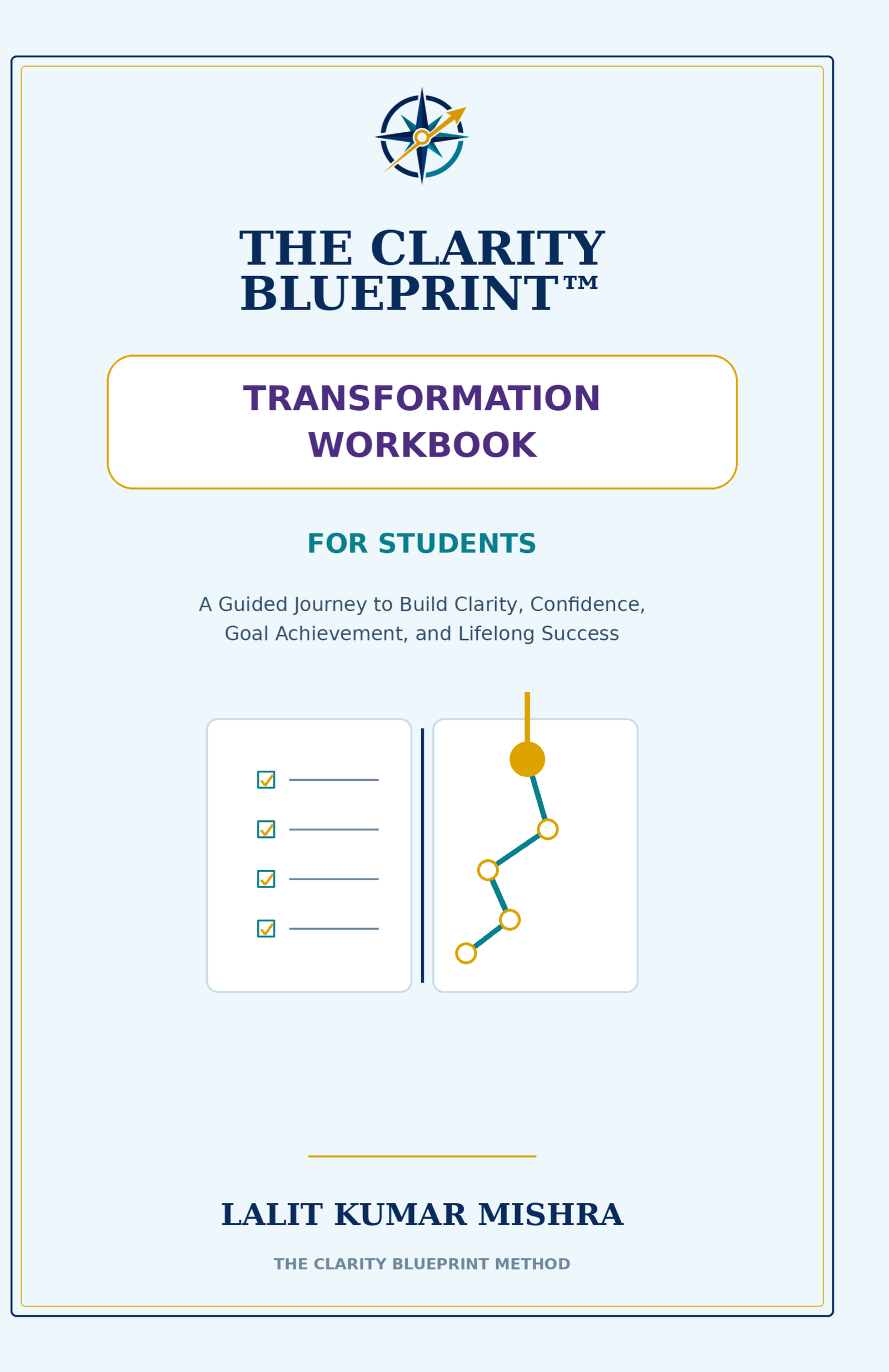 The Clarity Blueprint Transformational Workbook English edition by Lalit Kumar Mishra